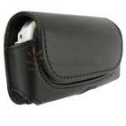 Black Leather Case Clip Pouch Cover for Verizon LG enV3