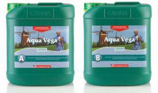 Canna Aqua Vega A&B Set 5 Liter 5L Grow Nutrients Hydroponics  