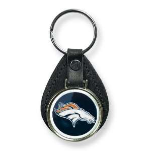  Denver Broncos Leather Key Ring Jewelry