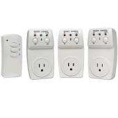 Wireless Remote Control Outlet Switch 120 watts Socket, Works Through 
