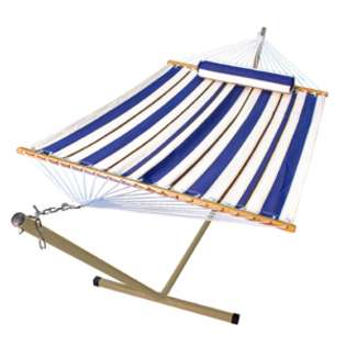   Div. of Gleason Co 11 Fabric Hammock, Pillow, and Stand Combination