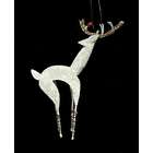   better homes gardens white reindeer head turned christmas ornament