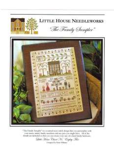 Little House Needleworks The Family Sampler chart #85  