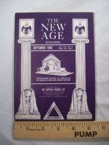 The New Age Magazine Scottish Rite Freemasonry Sep 1963  