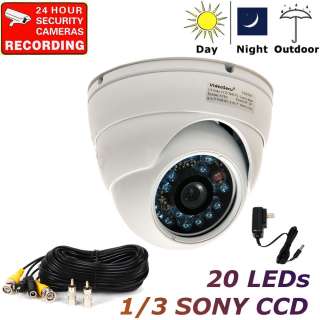   CCD CCTV Infrared Night Vision Outdoor Color Dome Security Camera WA6
