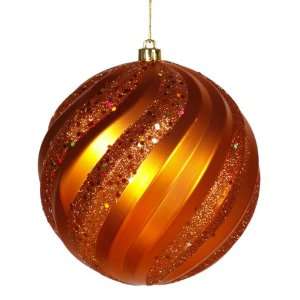   Swirl Shatterproof Christmas Ball Ornament 6 (150mm)