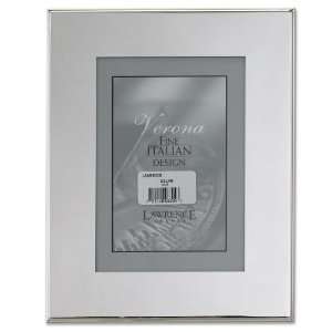 Silver Plated Engraveable Picture Frame Wide Border Outer Edge Detail