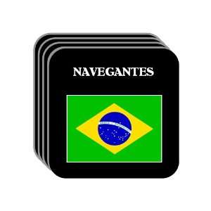 Brazil   NAVEGANTES Set of 4 Mini Mousepad Coasters