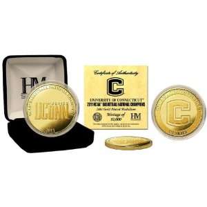   Huskies 2011 Ncaa National Champions 24Kt Gold Coin