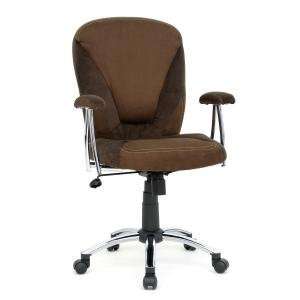  Sauder Gruga Brown Deluxe Fabric Task Chair Office 