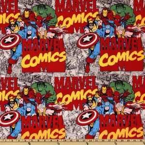  44 Wide Marvel Retro Comics Action Comics Multi Fabric 