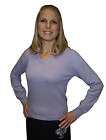 NEW 100% True to Size Cashmere Sweater Womens Ladies Lavender XL