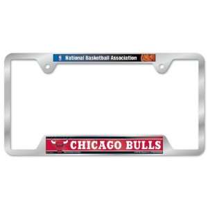  Chicago Bulls Metal License Plate Frame: Sports & Outdoors