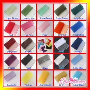 30 Organza Table Runner 12x108 Wedding Colors U Pick  