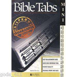 Bible Tabs Mini Old & New Testaments   810168HSR 637955010930  