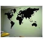 Appliance Art Instant Chalkboard World MAP Wall Decor