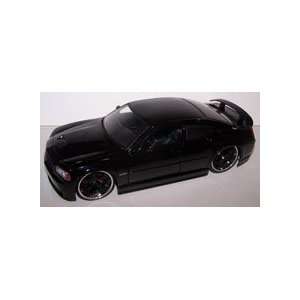   Scale Diecast Big Time Muscle 2006 Dodge Charger Srt8 in Color Black
