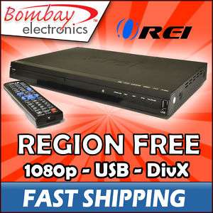   Region Code Free DVD Player Media USB DivX AVI Cable Included  