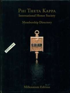 PHI THETA KAPPA INTERNATIONAL HONOR SOCIETY MEMBERSHIP DIRECTORY, 2000 