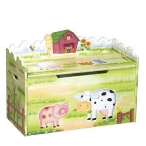  Guidecraft Kids Little Farmhouse Toy Storage Box Baby