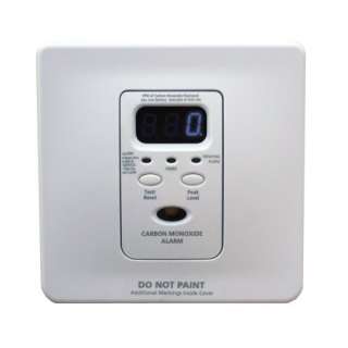   Silhouette Wire in Low Profile Carbon Monoxide Alarm: Home Improvement