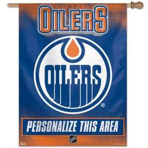  Edmonton Oilers Personalized Vertical Flag 27X37 Banner 