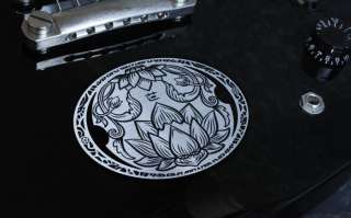 Buddhist Lotus (Carved Pattern Metallic) Inlay Sticker Decal  