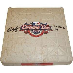   Tigers 4 09 2010 Opening Day Game Used First Base