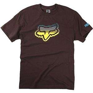  Fox Racing Reformat T Shirt   X Large/Dark Brown 