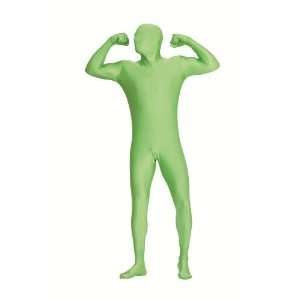  Adult Green Skin Suit Costume Size Large (40 42) 