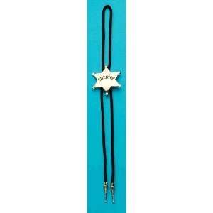  Cowboy Tie String  Sheriff Star Costume Accessory