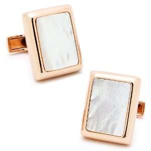  Rose Gold and MOP JFK Presidential Cufflinks Jewelry