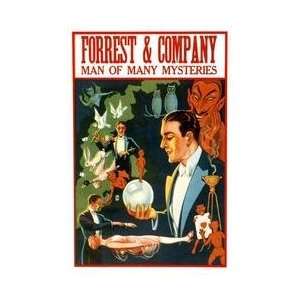  Forrest & Company Man of Many Mysteries 28x42 Giclee on 