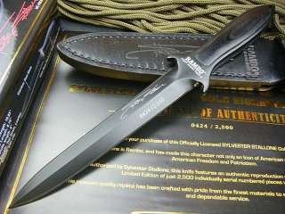 58 HRC AUS 8A Steel Rambo 5 Survival Hunting Knife Kniv  