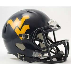  West Virginia Mountaineers Speed Mini Helmet: Sports 