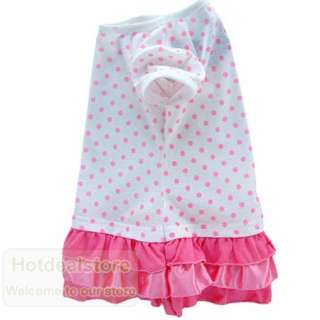 Sweet Girls Pink Dot Tiered Dress 2 7yrs 75047  