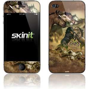  Skinit Wild Mustangs Vinyl Skin for Apple iPhone 4 / 4S 