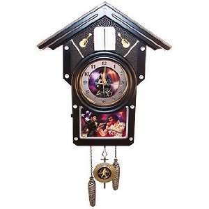  Elvis Presley For All Time Deluxe Wooden Cuckoo Clock 