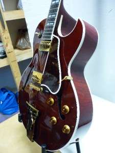 Gibson L4CES Electric Guitar 2002 2003 Dark Wine Red Color VERY NICE 