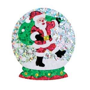   CHRISTMAS SNOW GLOBE & SANTA) 14.5 ft Roll   100 Repeats Toys & Games