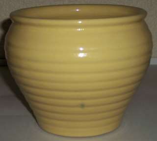 BAUER POTTERY RING WARE YELLOW JARDINIERE  