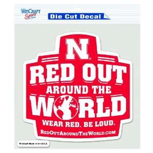   by 8 Inch Diecut Colored Decal Red Out