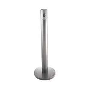 Tough Guy 12V179 Smoking Station, Floor, Silver, 43.3 In H:  