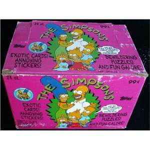  Simpsons Trading Card Wax Box Series 1 #5259 Toys & Games
