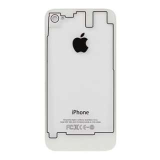 New Clear Glass Back Rear Cover Housing Repair for iPhone 4S 