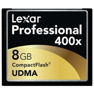 Lexar 8GB Professional 400X Compact Flash Card   LCF8GBTBNA400