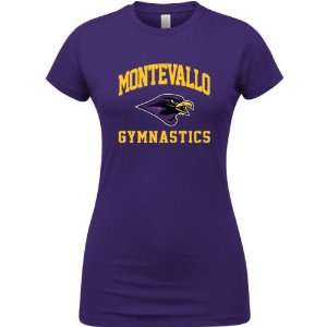   Falcons Purple Womens Gymnastics Arch T Shirt: Sports & Outdoors