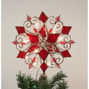   Lighted Snowflake Christmas Tree Topper #41529: Home & Kitchen
