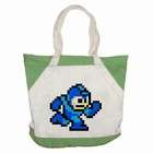  Bag Green of Vintage Retro Megaman (Mega Man) Running Sprite Graphic