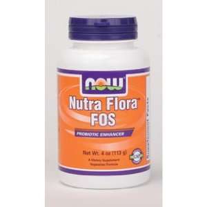    NOW Foods   NutraFlora FOS Powder 4 oz: Health & Personal Care